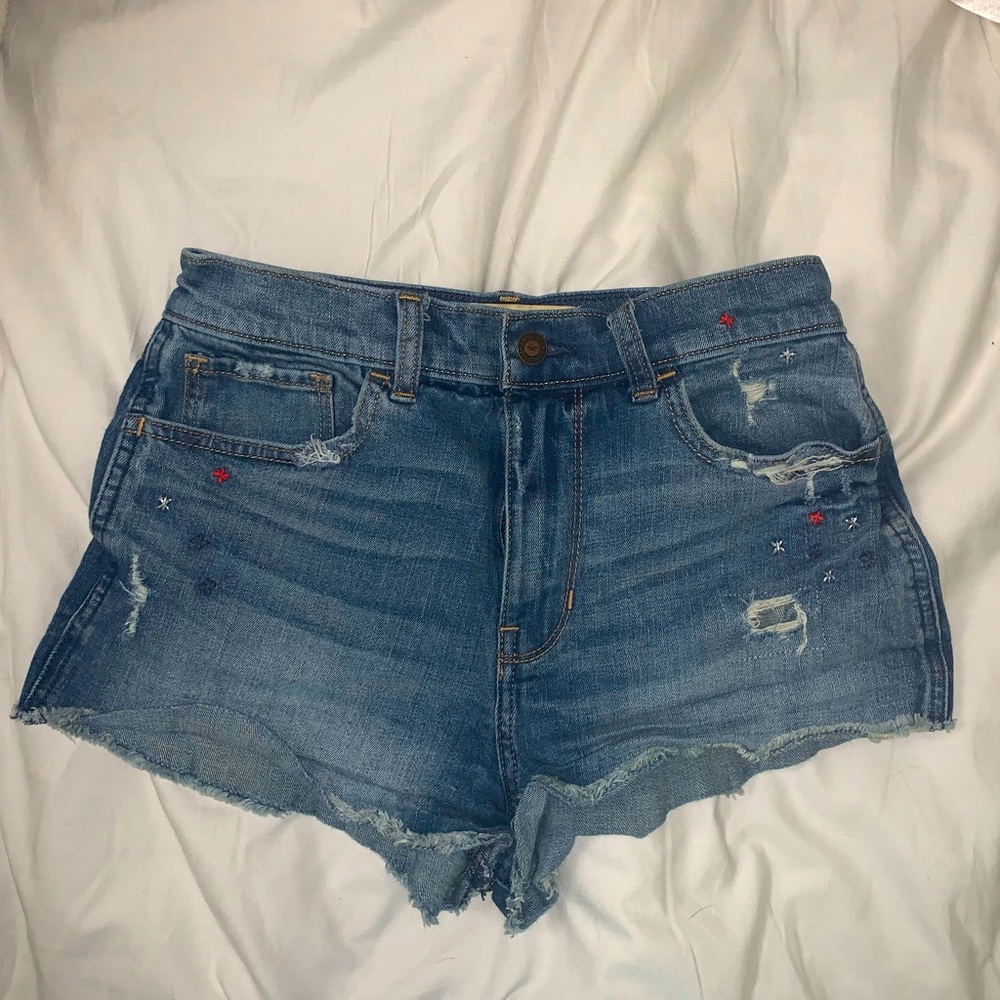 Hollister Embroidered Shorts
